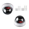 Whoasyst Realistic Simulated Security Camera Outdoor Indoor Use ABS Materials Fake Surveillances Monitor for Home Business 2pcs Budget Friendly CCTV Camera view 4