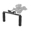 Compatible for DSLR, Sponge Handle Grip with Cross Cheese Bar and 15mm Dual Rod Clamp for Shoulder Rig view 2