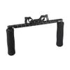 Compatible for DSLR, Sponge Handle Grip with Cross Cheese Bar and 15mm Dual Rod Clamp for Shoulder Rig view 3
