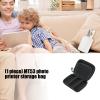 Whoasyst Customs Fit Storage Case for MT53 Photo Printers EVA Shell Offering All Weather Protections Easy Accessory Organization Bag view 2
