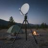 Whoasyst Permanent Aluminum Tripod Processor Upgraded Tomorrow Generation Tiny Satellite Equipment with Against Oxidation Coating Transportable Satellite Stand Mount view 3