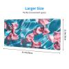 Pink Bow XXL Gaming Mouse Pad, 31.5 X 12 Inch Ultra-Smooth Surface Desk Pad with Stitched Edges, Non-Slip Waterproof Computer Mat for Mouse and Keyboard view 4