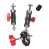 360Degree Rotating Ball Head Camera Metal Clamp Mount 1/4 Thread Screw for DSLR Camcorder Light Stand Accessories Metal Clamp view 1