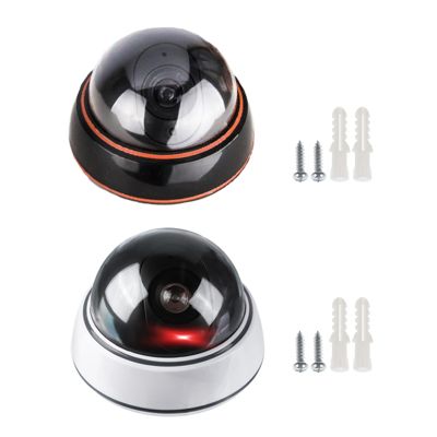 Whoasyst Simulated Security Camera Outdoor Visual Deterrence ABS Fake Surveillances for Residential Shed Warehouse Maintenance Less Weather Abs Fake Camera