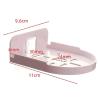 Camera Shelf 15-Piece Wall-Mounted Camera Holders  Household Monitoring Support for Living Room Wall Hangers(Clear) view 4