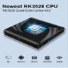GREVA 8K Android TV Box 13.0 4GB RAM 64GB ROM Smart TV Box RK3528 Chipset Support 2.4G/5.0G WiFi 6 HDR10 BT5.0 USB3.0 Ethernet LAN 3D 1080P 2K 4K+ Utral HD Streaming Media Player view 2