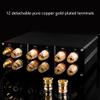 APGLSXY 2 in 1 Sound Selectors Box Gold Plateds Coppers Terminals Speaker Selectors Switches for Amplifiers and Speakers view 3