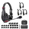 GODOX SKYTALK AIR 4S Wireless Remote Headset Full-Duplex Wireless Intercom System, 500M 20H Runtime ENC Noise Cancellation, Team Communication with Single Ear Headset for Live Show(4 Set) view 1