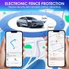 GPS Tracker for Vehicles - Car Tracker Device Hidden for Vehicles, Real-Time Mini Tracker Device for Vehicles, No Monthly Fee Subscription No SIM Card Required(Available for Android and iOS) -2 Pack view 3