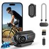 4K Mini Body Camera - Thumb Sports Action Cam 128GB with Audio, Wearable Hands-Free Chest Pov Recording, Helmet Mount & Magnetic Personal Clip On Camcorders - For Cap Shirt Outoor Cycling Skiing view 1