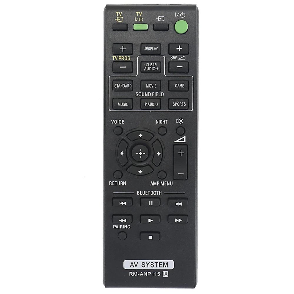 RM-ANP115 Replacement Remote Control for Sony Soundbar in Living Rooms or Rooms, Replacement Model RM-ANP114, Replace Remote Compatible Models HT-CT370 HT-CT770 SA-CT370 SA-CT770 HTCT370 HTCT770