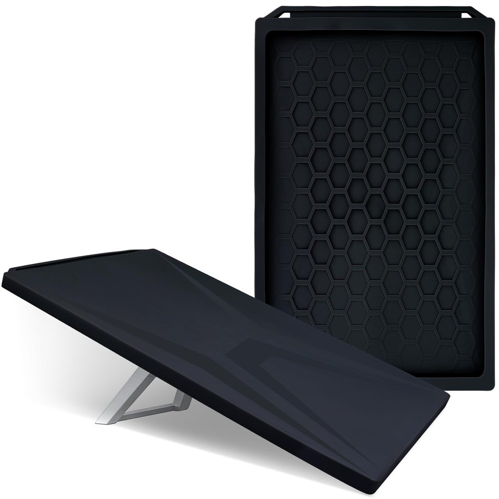 Starlink Gen 3 Protective Cover Case, Starlink Standard Gen 3 Case for Satellite Dish, Silicone Protector Cover for Starlink Standard, Waterproof,Impact Resistant to Rocks/Sand/HailBlack
