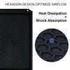 Starlink Gen 3 Protective Cover Case, Starlink Standard Gen 3 Case for Satellite Dish, Silicone Protector Cover for Starlink Standard, Waterproof,Impact Resistant to Rocks/Sand/HailBlack view 3