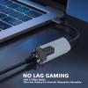 Zopsc USB C to Ethernet Adapter, USB A and RJ45 Network Adapter with Thunderbolt Support, 2.5Gbps High Speed, Multi Platform Compatibility, for Wins OS X Linux view 3