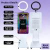 Magic Mirror Photo Booth with 21.5in Touch Screen Photo Booth Machine with RGB Light,Idea Printing and Share for Event Rental Party (Black, Photo Booth Machine) view 4