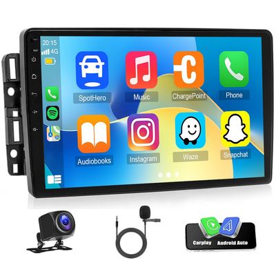 10 Inch IPS Touchscreen Android 15 Car Stereo for Chevrolet Express Van 2008 2009 2010 2011 with Wireless CarPlay & Android Auto Car Radio,Support WiFi 6, Bluetooth 5.4, Backup Camera, SWC