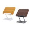 Book Stand for Reading Adjustable Book Holder with 360 Degree Rotating Base Elastic Page Clip Desktop Stand Portable view 3