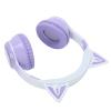 Brrnoo Wireless Headphones, Over Ear 5.3 Gaming Headset with Multicolor LED Lights and Noise Cancelling Mic, for Smartphones Tablets PC Switch view 2