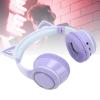 Brrnoo Wireless Headphones, Over Ear 5.3 Gaming Headset with Multicolor LED Lights and Noise Cancelling Mic, for Smartphones Tablets PC Switch view 3