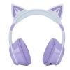 Brrnoo Wireless Headphones, Over Ear 5.3 Gaming Headset with Multicolor LED Lights and Noise Cancelling Mic, for Smartphones Tablets PC Switch view 4