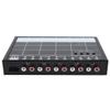 Car Audio Equalizer, Stereo EQ, 7 - Band, Black - Enhanced Sound Control, Backlit Rubber Knobs, for Car Audio Systems view 2