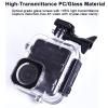 60M/196FT Waterproof Housing Case for DJI Osmo Nano, Underwater Dive Protective Shell with Dive Filters Set and Floating Hand Grip Accessory (Waterproof Case + 3Pack Filters) view 3