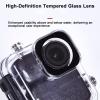 60M/196FT Waterproof Housing Case for DJI Osmo Nano, Underwater Dive Protective Shell with Dive Filters Set and Floating Hand Grip Accessory (Waterproof Case + 3Pack Filters) view 4
