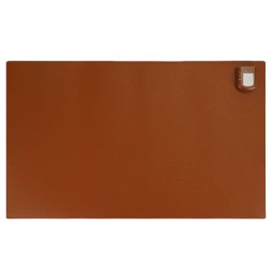Heated Desk Pad, PU Leather Heated Mouse Pad, Waterproof Non-Slip Desk Mat for Office, Writing and Daily Use(Brown,60cm/23.6in)