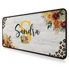 Personalized Mouse Pad with Name and Initial  Custom Monogram Gift for Women, Teachers or Students  Personalized Mouse Pad for Home Office, School Workspace, Birthday Present or Holiday Surprise view 2