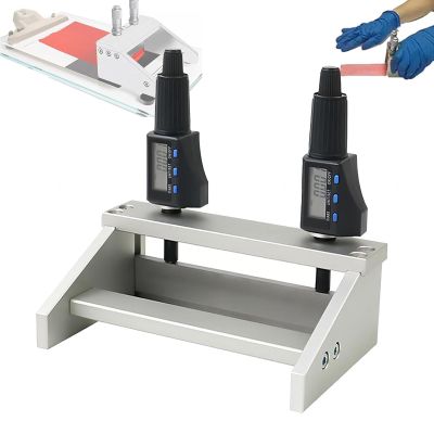 Wlikoci Digital Display Film Applicator, 100/150/200/300mm Wet Film Preparation Device with Micrometer, 1-6000m Adjustable, Graduation Value 1m for Experimental (width150mm)