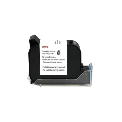 SHIHUANI 12.7mm Portable Handheld Inkjet Printer & White Ink Cartridge for Text QR Barcode Image(White Ink Cartridge 3pcs)