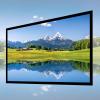 135 Inch Fixed Frame Projector Screen 16:9, Aluminum Alloy Frame & White Glass Fiber Surface for HD Viewing, >160 Wide Angle Anti-Wrinkle Eye Protective Screen for Home Theater Cinema Office Movie view 1