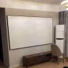 135 Inch Fixed Frame Projector Screen 16:9, Aluminum Alloy Frame & White Glass Fiber Surface for HD Viewing, >160 Wide Angle Anti-Wrinkle Eye Protective Screen for Home Theater Cinema Office Movie view 4