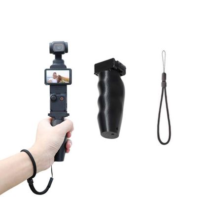 3D Printed Portable Quick Release Grip for DJI OSMO Pocket 3,Ergonomic Non Slip Handle, Sport Camera OSMO POCKET3 Extension Handheld Bracket with Wrist Strap.