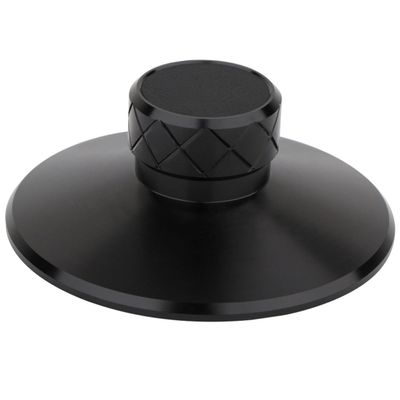 BESPORTBLE Vinyl Record Weight Clamp and Balanced Disc Stabilizer for Turntables, Aluminum Magnesium Alloy Audio Vinyl Accessories, Black, Compatible with LP Records for Music Enthusiasts