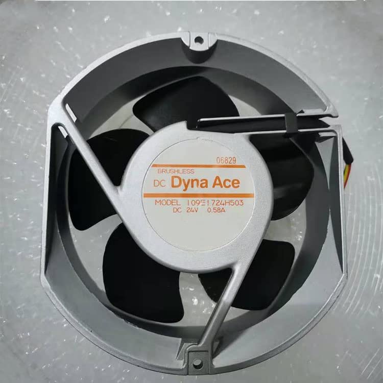 109E1724H503 17251 3-Wire DC24V 0.58A 13.92W 172x150x51mm 172mm Inverter Cooling Fan