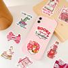 100PCS Book Stickers for Kindle Book Lover Stickers, Pink and Red Romance Reading Bookish Stickers, Waterproof Vinyl Decals for Laptops, Water Bottles, Journals view 4