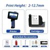 SHIHUANI 12.7MM Portable Handheld Inkjet Printer for Expiry Date Batch Number Logo Text Label(Printer with Black Ink*1(EU)) view 2