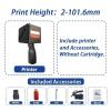 SHIHUANI 100mm Portable Handheld Thermal Inkjet Printer for QR Barcode Batch Number Logo(Without Ink(JP)) view 2