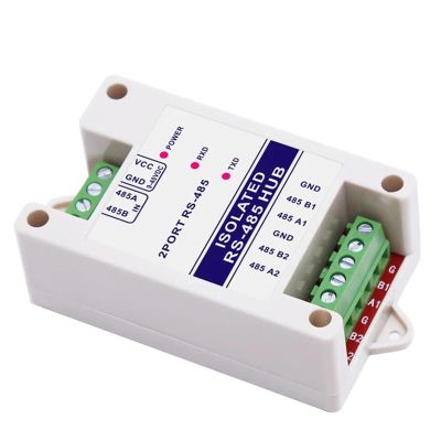 1Pcs 485 Repeater Isolation Industrial RS485 Hub 2Channel Signal Amplifier Anti-Interference Protection(Device only)