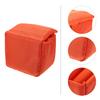BESPORTBLE Water Resistant Camera Lens Pouch Bag for DSLR and Mirrorless Cameras, Shockproof Polyester Protective Case with Thick Padding, Travel Lens Cover in Orange view 4