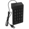 Mikikit USB Wired 19-Key Mechanical Number Pad Keyboard for Laptop, Portable Numeric Keypad for Accounting and Finance Professionals, USB Numpad Accessory for Desktop and Notebook Use view 1