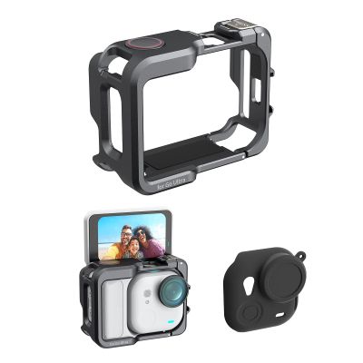 Metal Protective Frame for Insta360 GO Ultra, Quick-Release Lightweight Bezel, Sport Camera 360 GO Ultra Multifunctional Expansion Adapter.