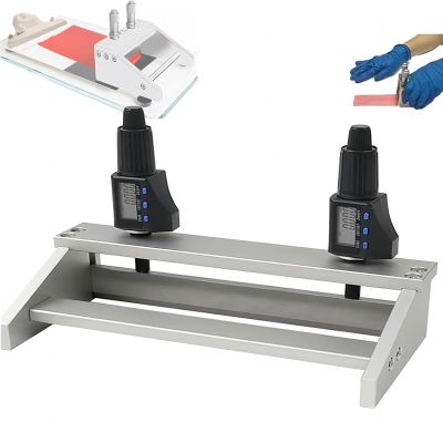 Wlikoci Digital Display Film Applicator, 100/150/200/300mm Wet Film Preparation Device with Micrometer, 1-6000m Adjustable, Graduation Value 1m for Experimental (width300mm)