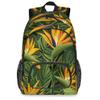 BICUUZHI Tropical Watercolor Floral Laptop Backpack for Women Men 18.3 Inch Waterproof Large Computer Backpacks Nurse Bussiness Casual Bag view 2