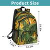 BICUUZHI Tropical Watercolor Floral Laptop Backpack for Women Men 18.3 Inch Waterproof Large Computer Backpacks Nurse Bussiness Casual Bag view 3