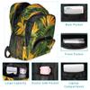 BICUUZHI Tropical Watercolor Floral Laptop Backpack for Women Men 18.3 Inch Waterproof Large Computer Backpacks Nurse Bussiness Casual Bag view 4