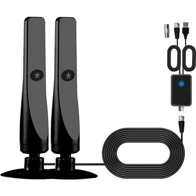 Upgrade TV Antenna 2026, Wave max TV Antenna 2026, Wave-Beam Antenna, HD Digital Amplifier for Local for Long Range Reception, Support 8k, 4k, 1080p (2PC)
