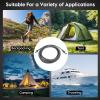 Sorandy Rectangular Satellite Cable, 10m Replacement Cable with Rectangular Connector for Gen 3 Performance Antenna, Stable Connection Water Proof IP68 Rubber Copper 23AWG view 2
