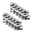10 Pack 9mm Label Tape ST9KW Black On Clear Compatible with LabelWorks LK LW-300 LW-400 SR530C Standard Label Maker Ribbon view 1